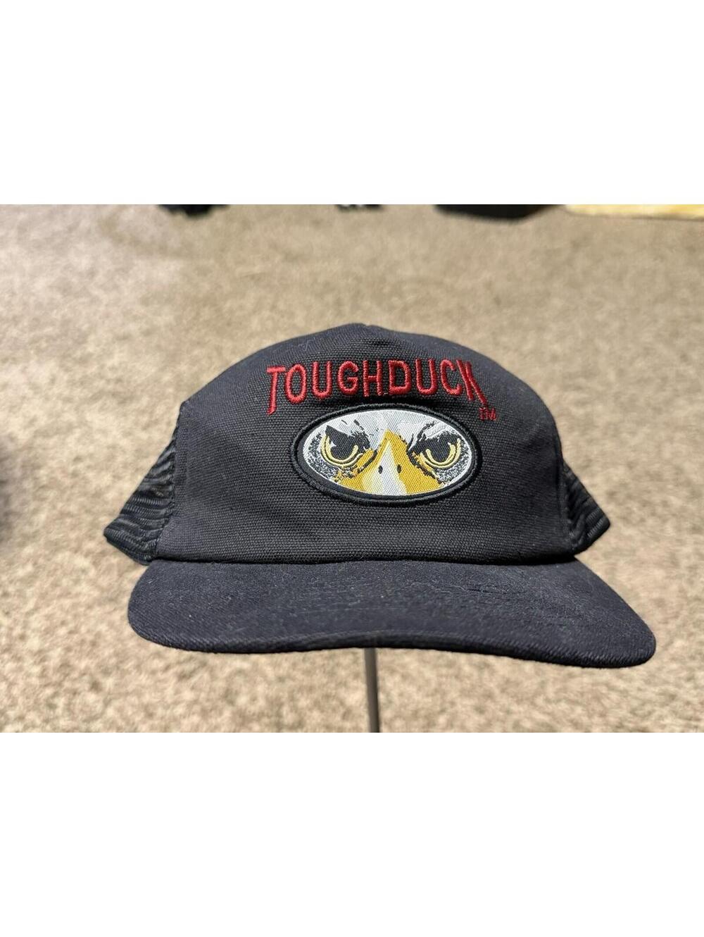Tough Duck Black Hat / Cap- One Size Adjustable SnapBack Hat